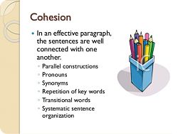Cohesion & coherence